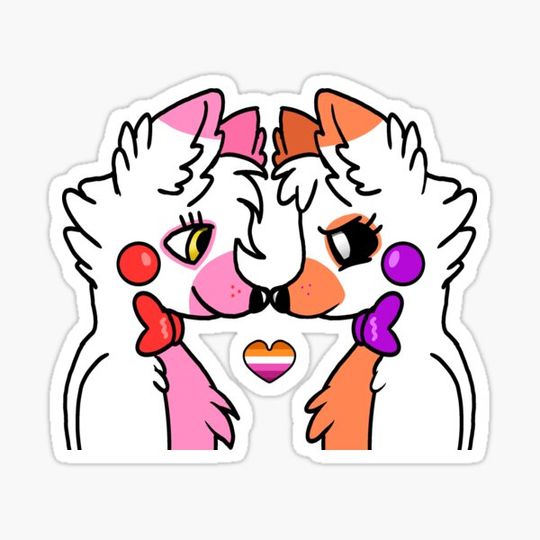 Discover Lesbian Foxes - Mangle and Lolbit