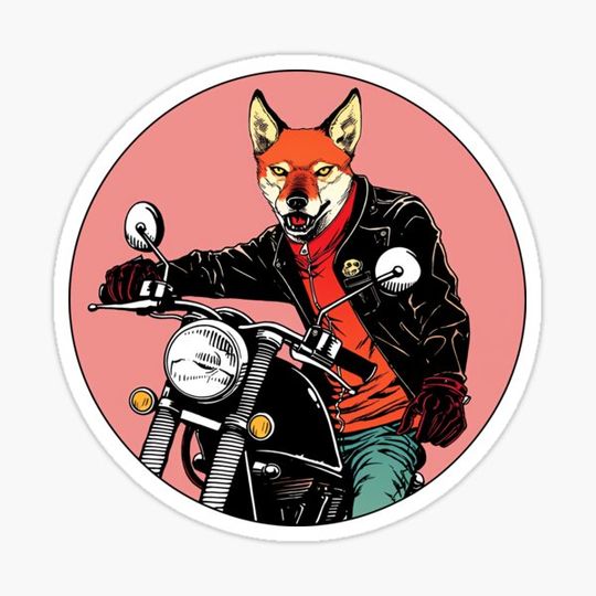 Discover Basenji Dog Biker