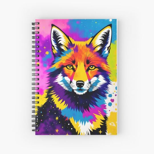 CMYK Fox Splatter
