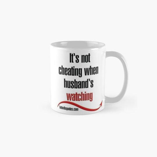 Discover It's not cheating when husband's watching