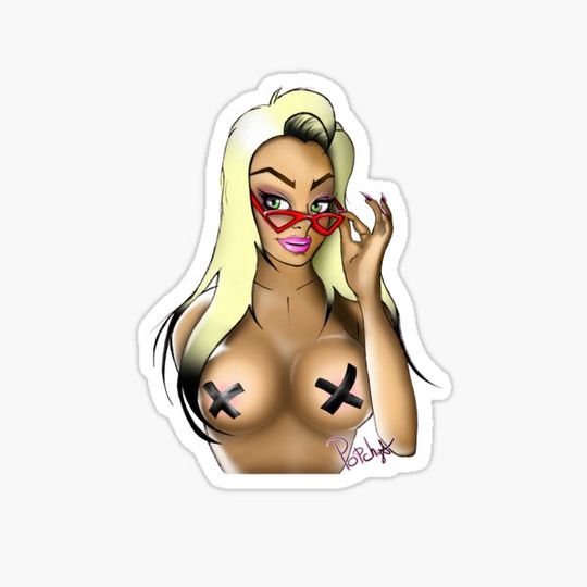 Discover Pinup Girl with glasses