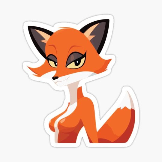 Discover KITSUNEDEN Sassy Fox Woman - Pink Variant