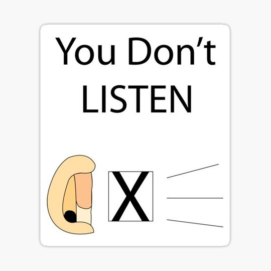 Discover You Don't Listen