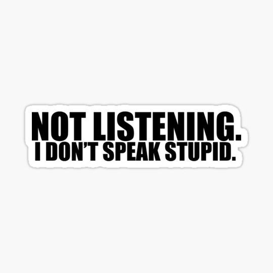 Discover Not Listening