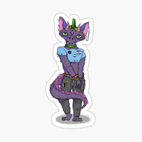 Discover Goth Punk Dragon Scalie
