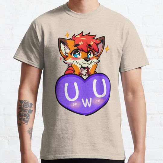 Discover Blushing UwU Furry Anthro Fox Heart