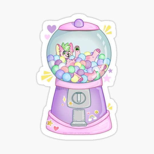 Discover Pastel Gumball Machine Fox