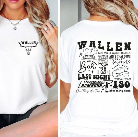 Discover Wallen Western Shirt, Country Music Shirt, Country tshirt, Wallen Tshirt