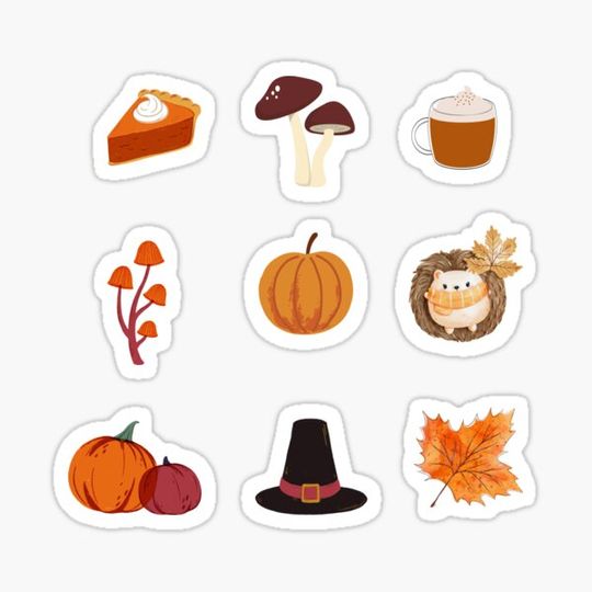Discover Fall stickers