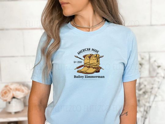 Discover Bailey Zimmerman - American Made T-Shirt, Unisex Graphic Tee