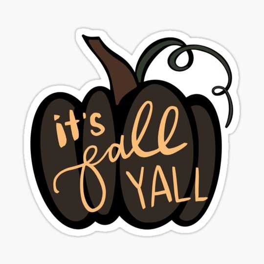 Discover It's Fall Y’all Pumpkin Design