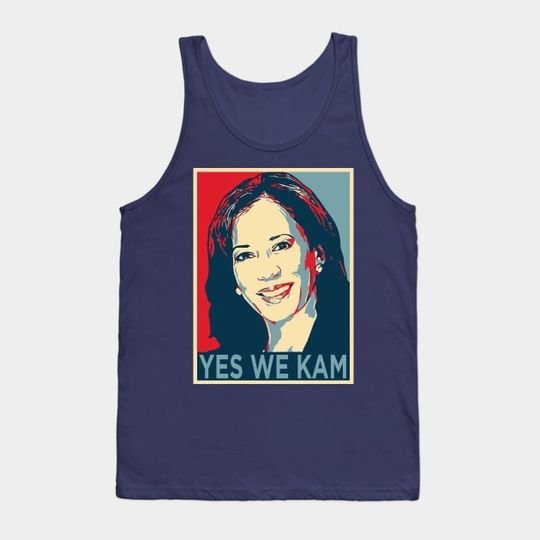 Discover Yes We Kam - Kamala Harris Poster - Biden Harris 2024 Tank Top