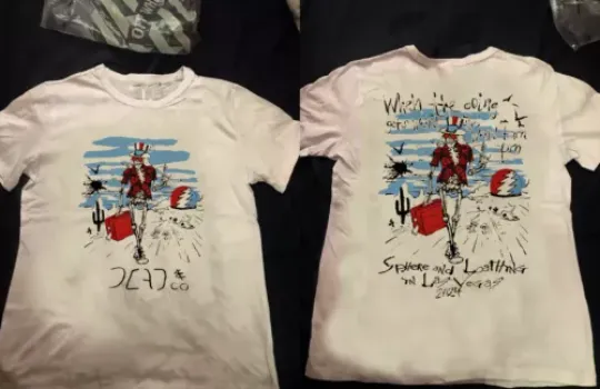 Discover Dead And Company Forever Sphere Las Vegas Tour 2024 Shirt
