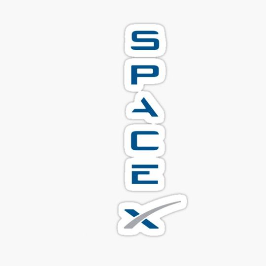 Discover Spacex sticker
