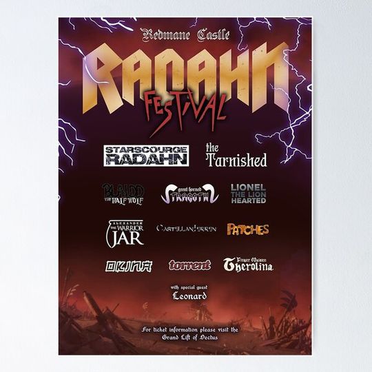 Discover Festival Radahn Ring Poster