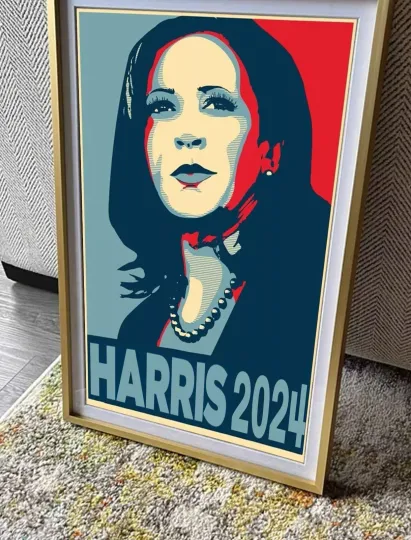 Discover Kamala Harris for President - 2024 Poster, Home Decor, Wall Art Decor