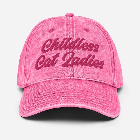 Discover Childless Cat Ladies Cap, Kamala For President Hat, Political Hat