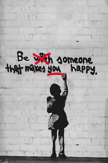 Discover Banksy Be Someone That Makes You Happy Canvas