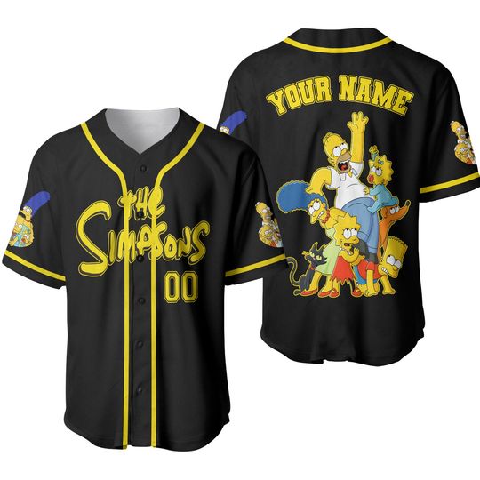 Discover Simpson Family Baseball Jersey