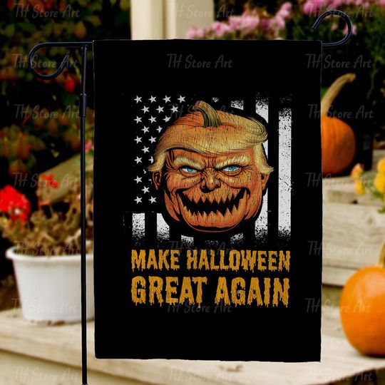 Discover Trumpkin Make Halloween Great Again Garden Flags
