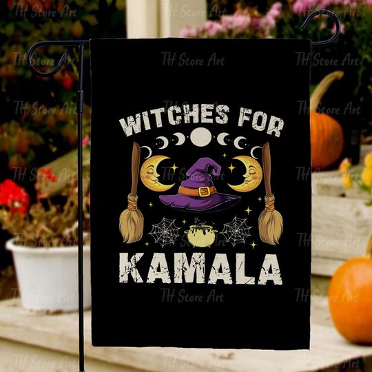 Discover Witches For Kamala Harris Halloween Garden Flags