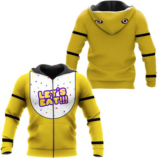 Discover FNAF Chica Let's Eat Hoodie, Cosplay 3D Zip Hoodie