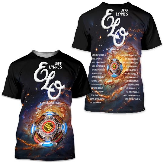 Discover Jeff Lynne'S Elo Over And Out Tour 3Dt Shirt
