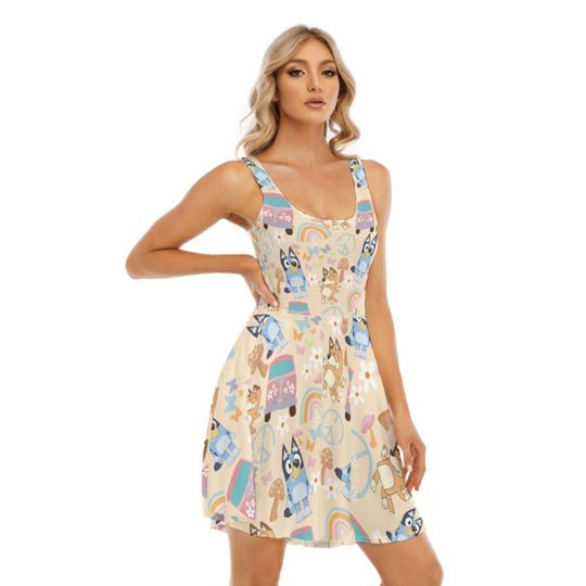 Discover BlueyDad Dress with Bingo Theme