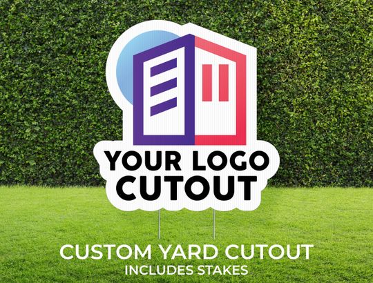 Discover Custom Logo Yard Sign | Personalized Lawn Decor
