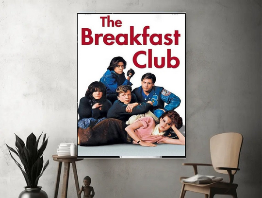 Discover THE BREAKFAST CLUB Poster, Wall Art, Decor Home, vintage movie poster