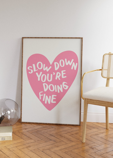 Discover Billy Joel Poster - Slow Down You’re Doing Fine Design