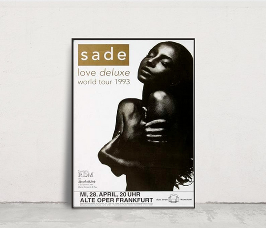 Discover Sade Concert Poster - 1993 Deluxe Edition
