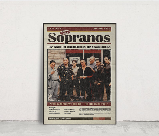 Discover The Sopranos Vintage Movie Poster