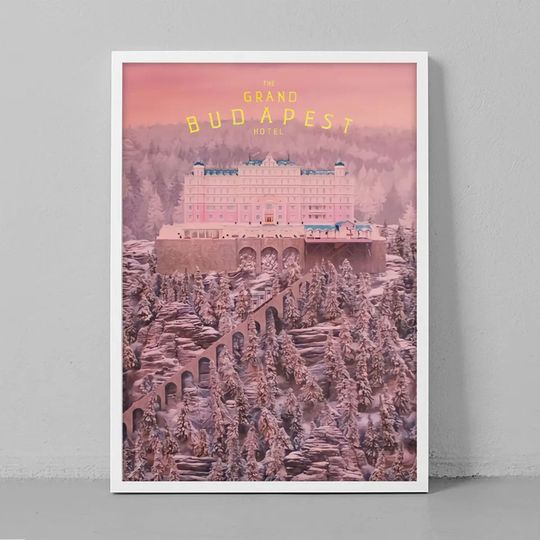 Discover The Grand Budapest Hotel Poster Premium Matte Vertical Poster