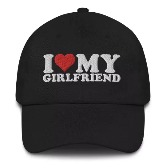 Discover I Love My Girlfriend Cap, I Heart My Girlfriend Embroidered Hat