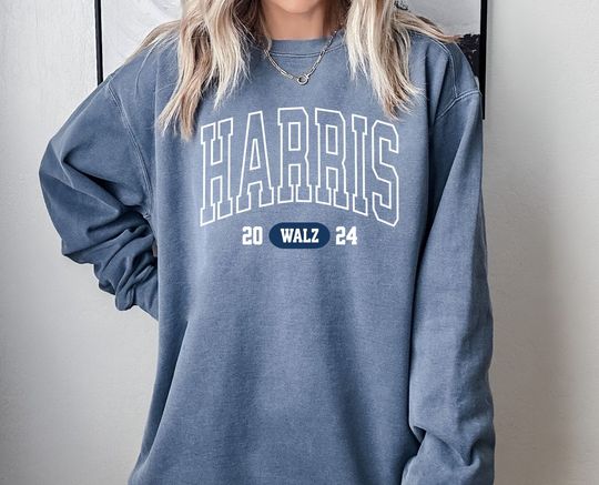 Discover Harris Walz 2024  Sweatshirt, Kamala Harris Madam President 2024024