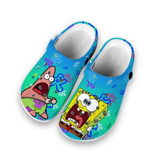 Discover Spong bob And Patrick Funny Shoes Unisex Classic Clogs