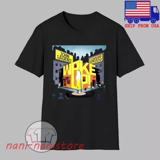 Discover The Roots Wake Up Men's Black T-shirt