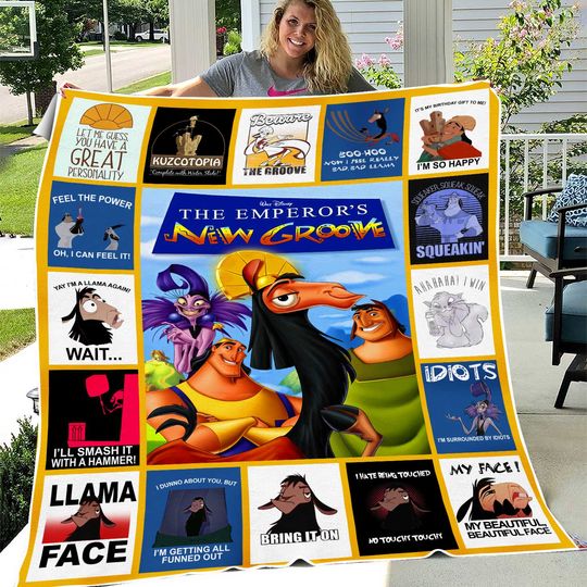 Discover The Emperor's New Groove Blanket, Cartoon Movie Fleece Blanket