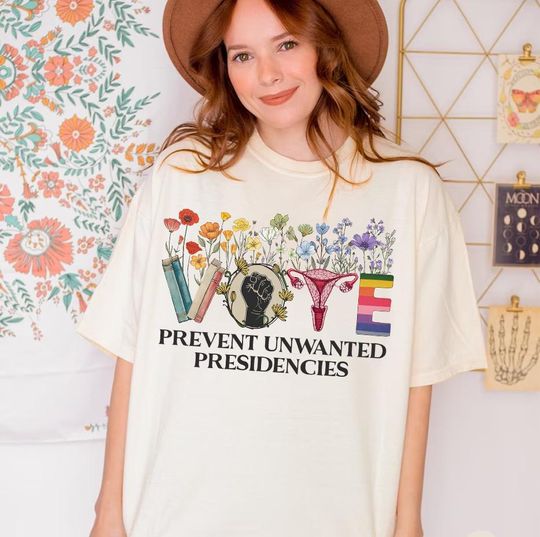 Discover Vote Prevent Unwanted Presidencies Shirt, Funny Political T-Shirt