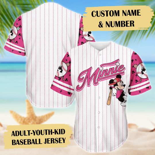 Discover Mouse With Baseball Bat Baseball Jersey, Mouse Baseball Jersey