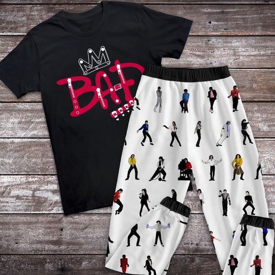 Discover Michael Jackson Pajamas Set, Personalized Family Pajamas, Family Christmas Pajamas Set.