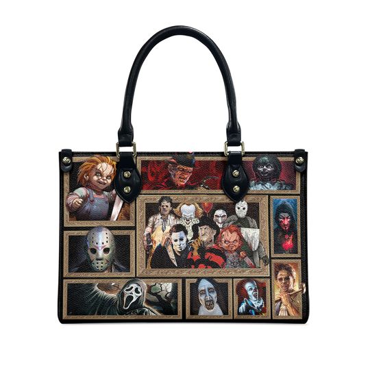 Discover Halloween Horror Characters Leather Bag