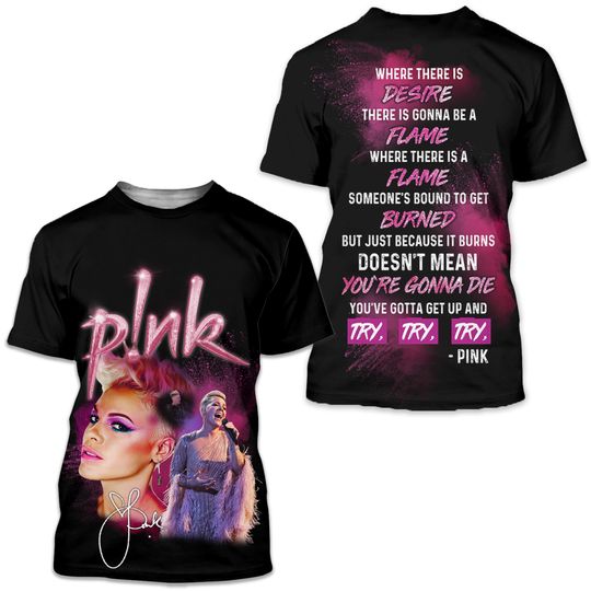 Discover PINK 3D Concert T-Shirt Gift