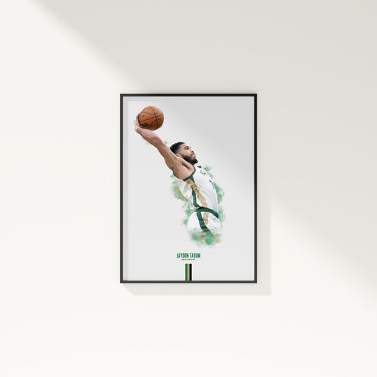 Discover Jayson Tatum Premium Matte Vertical Posters