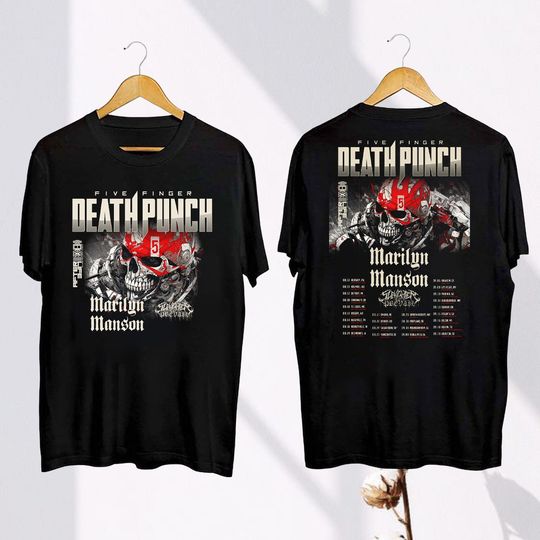 Discover Five Finger Death Punch 2024 Tour T-Shirt