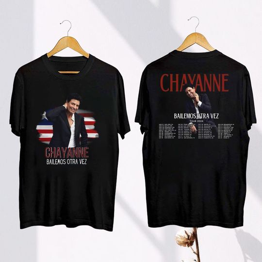 Discover Chayanne 2024 Bailemos Otra Vez Tour Shirt - Vintage Fan Gift