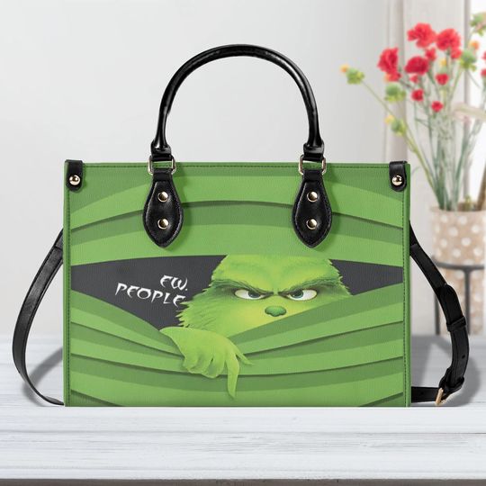 Discover Funny character Christmas Leather Bag, Christmas Gifts