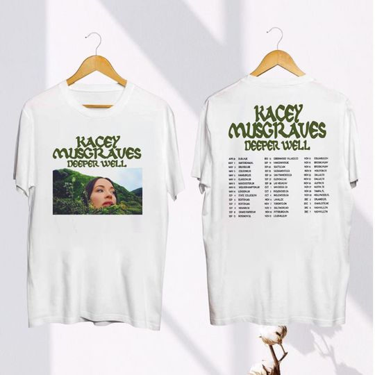 Discover Kacey Musgraves Deeper Well World Tour 2024 T-Shirt