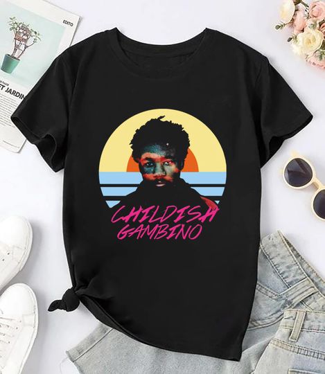 Discover Childish Gambino Graphic T-Shirt, Vintage Style